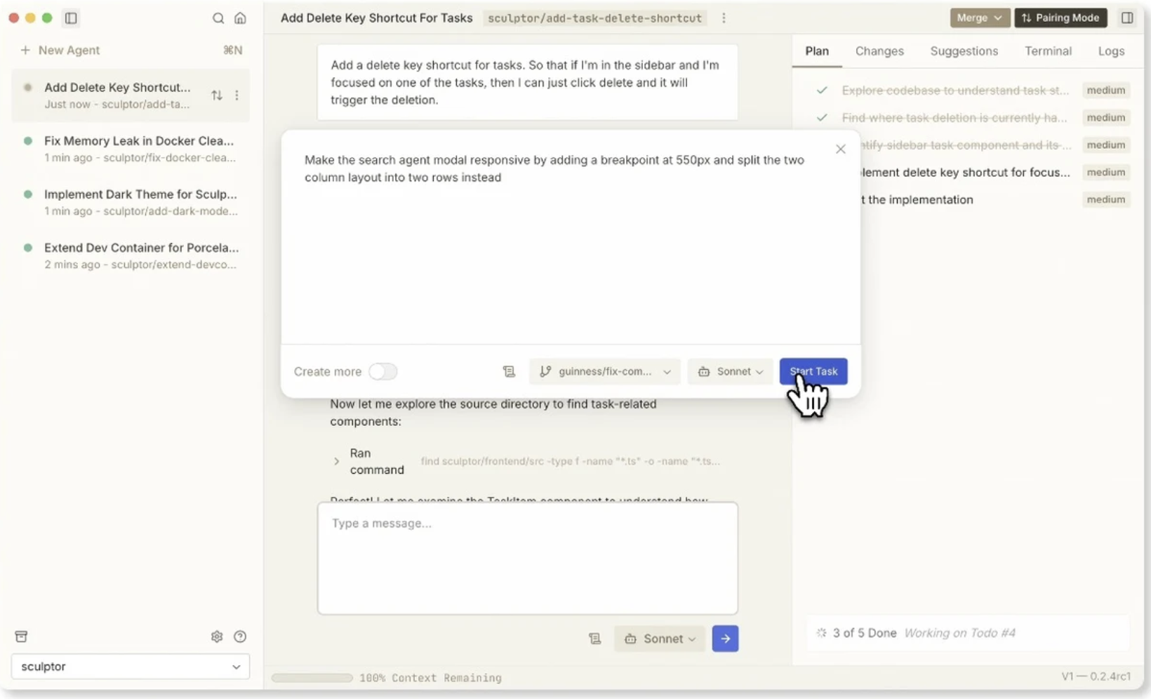 Project screenshot